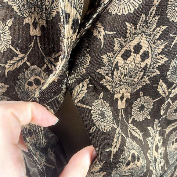 Willi Smith Brown Corduroy Two-Button Blazer Sz 14 - Picture 8 of 11